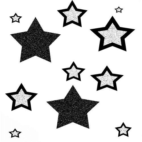 stars glitter myspace layout