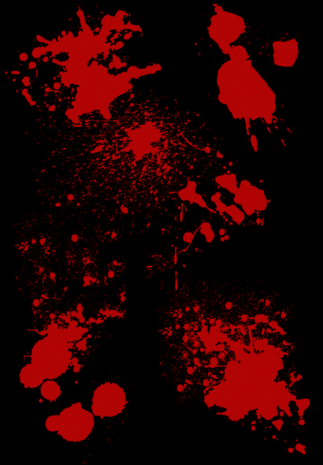 blood splatter myspace layout