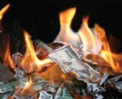 -burning-money myspace layout