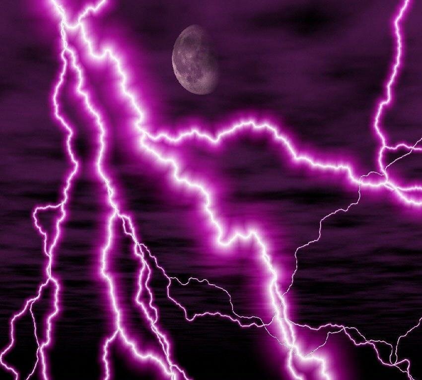 purple lightning myspace layout