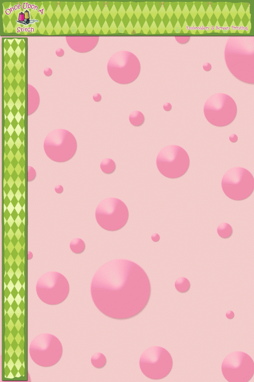 pink bubbles myspace layout