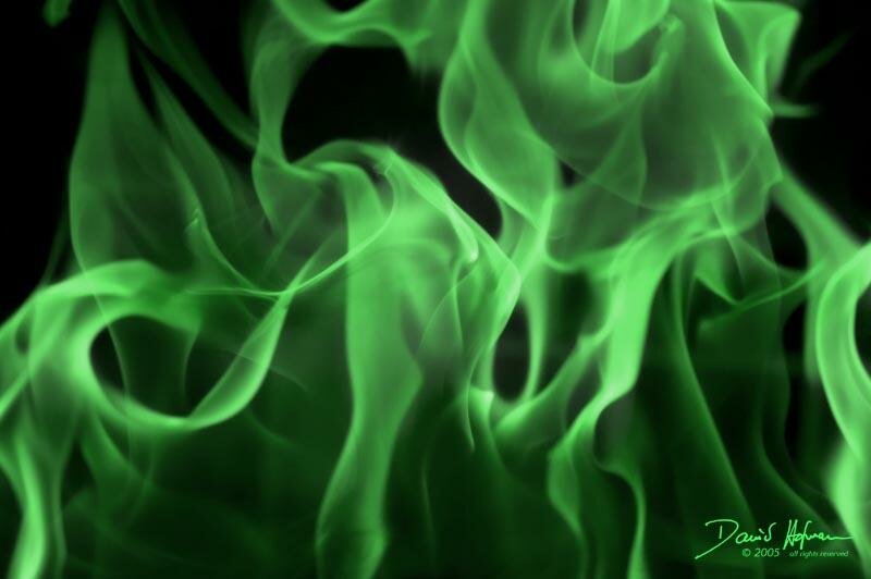 green fire myspace layout